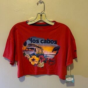 Red Los Cabos Graphic Tee